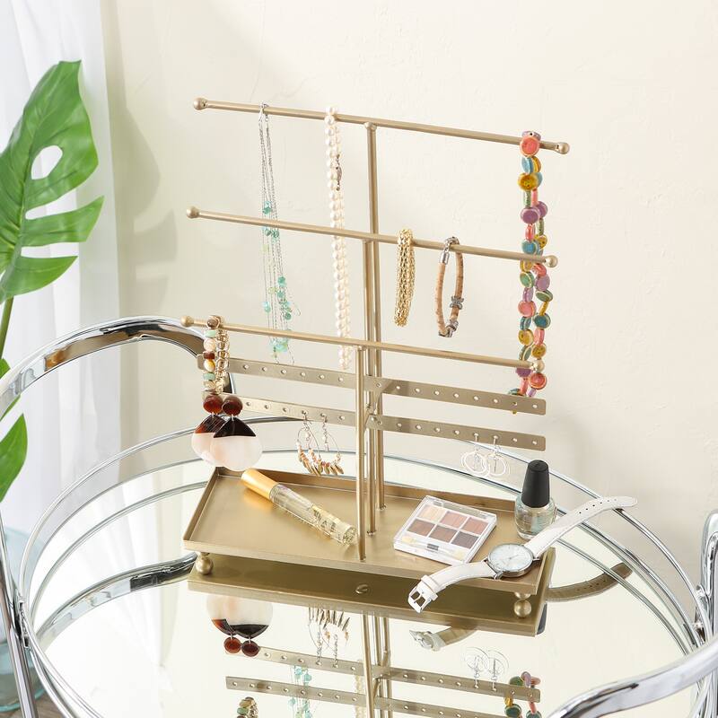 DII 3 Tier Jewelry Organizer Black