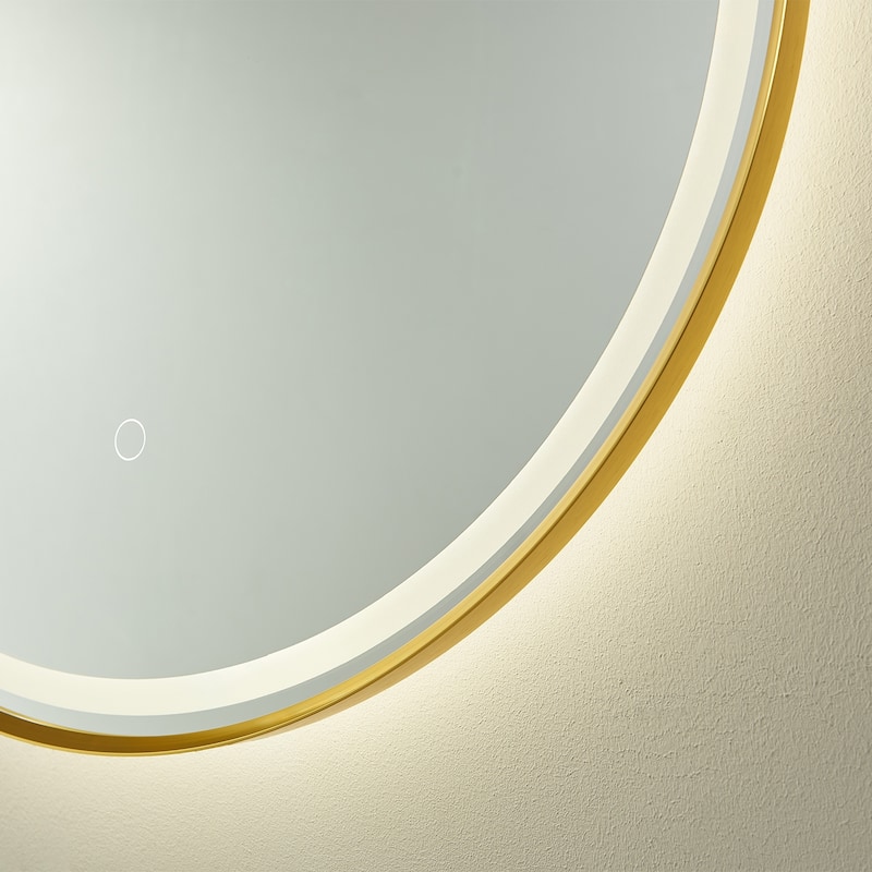 18'' Oval LED Lighted Accent Bathroom/Vanity Wall Mirror - 18