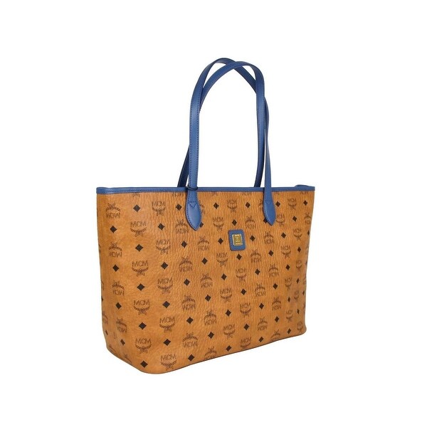 mcm cognac tote