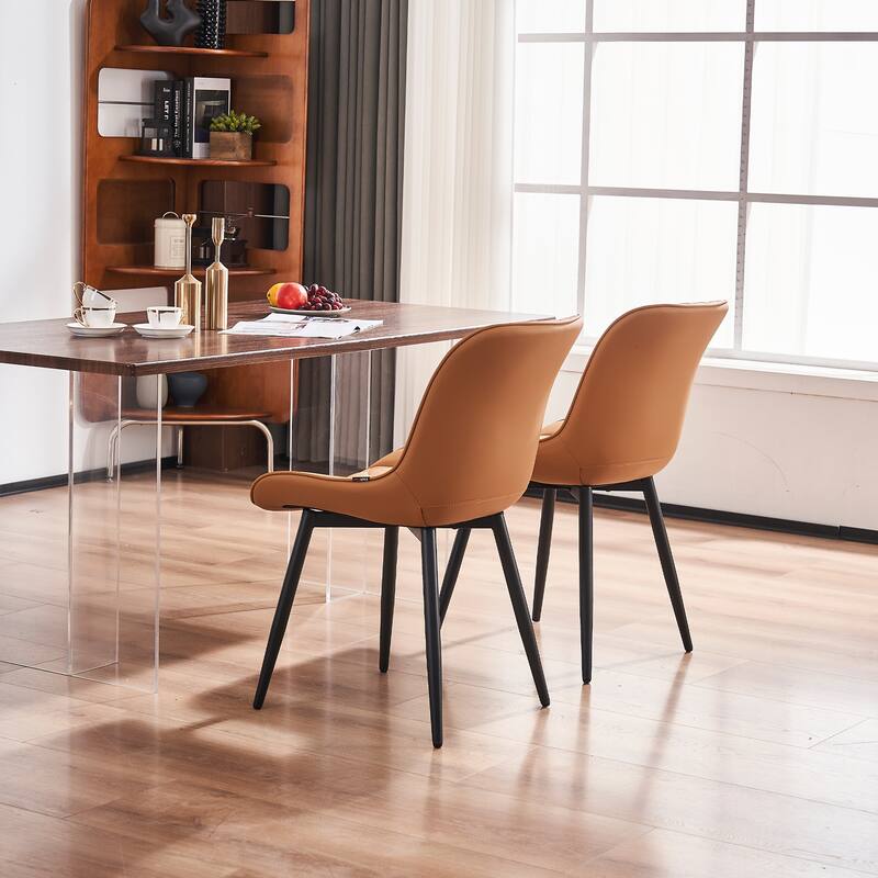 Modern Dining Chairs Set of 2 Upholstered Dining Room Chairs