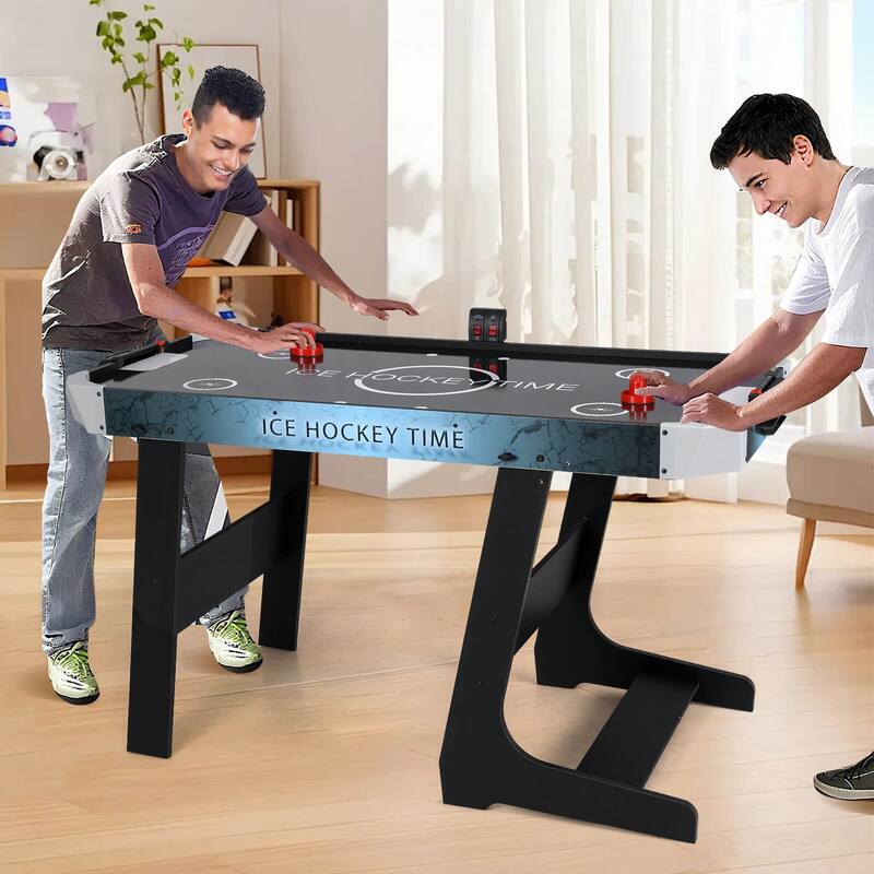 Costway Foldable Air Hockey Table for Kids & Adults with Digital LED - See Details