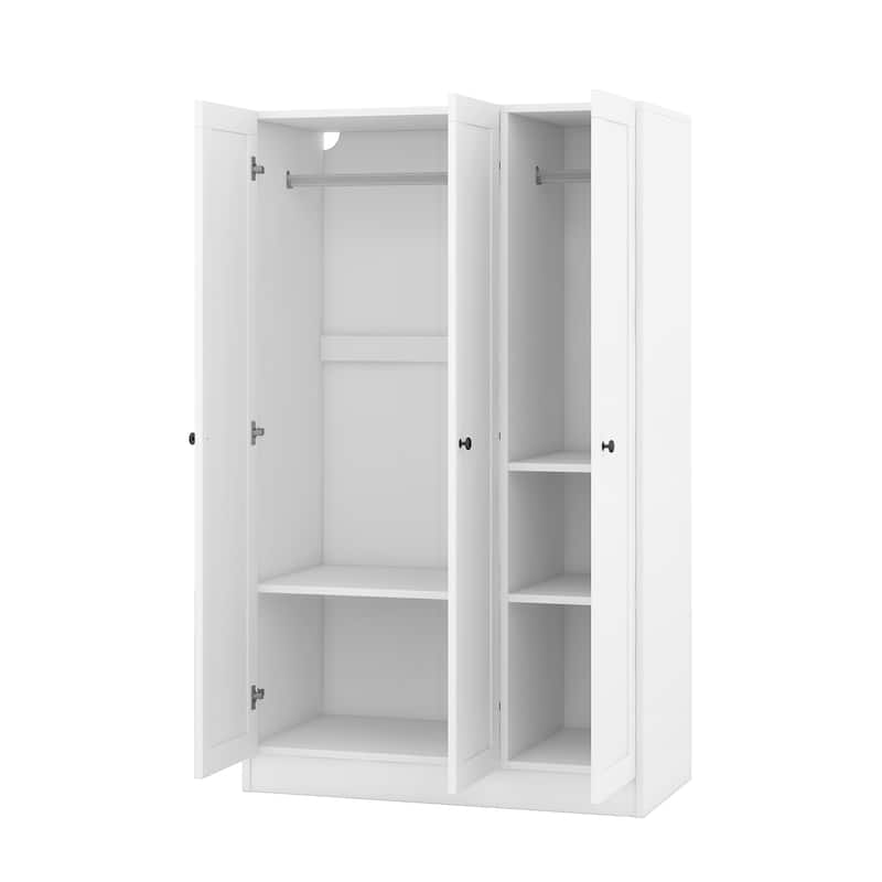 Shutter Wardrobe with shelves by Harper&Bright Designs