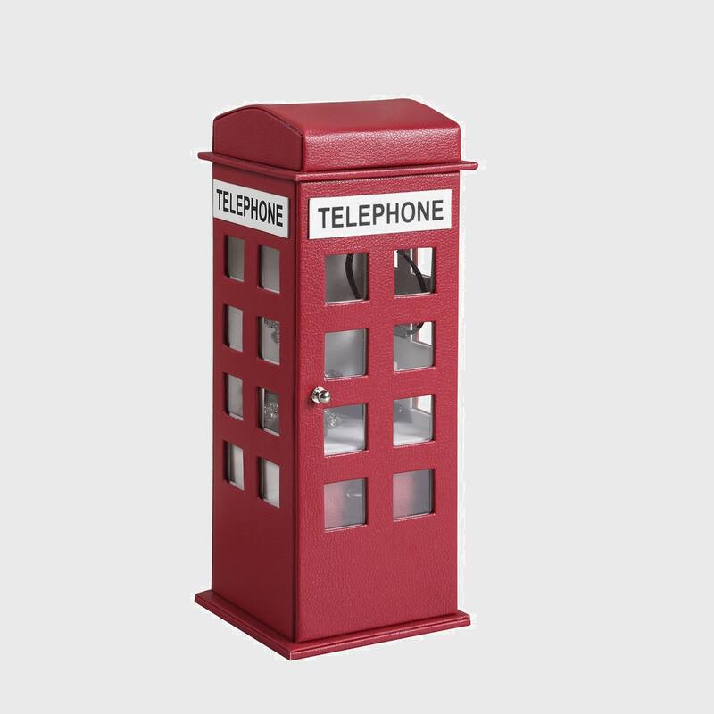 11.5" Tall Leather Jewelry Box