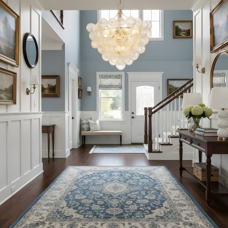 Gold Bubble Ball Chandelier, LED Pendant Light with Glass Globes