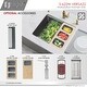 preview thumbnail 26 of 26, STYLISH 22 inch Stainless Steel 16G Workstation Undermount Kitchen Sink - 22" x 19" x 10"