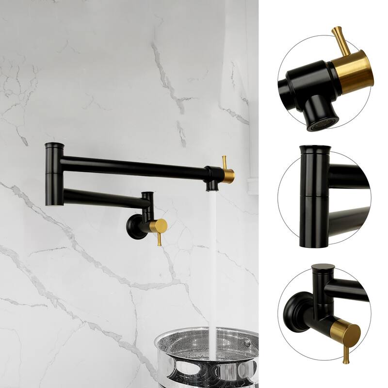 Pot Filler Kitchen Faucet Wall Mount