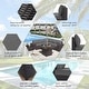 preview thumbnail 93 of 99, Outdoor Patio Furniture Set, All Weather PE Wicker Sectional Conversion Sofa set with Firepit(Optional)