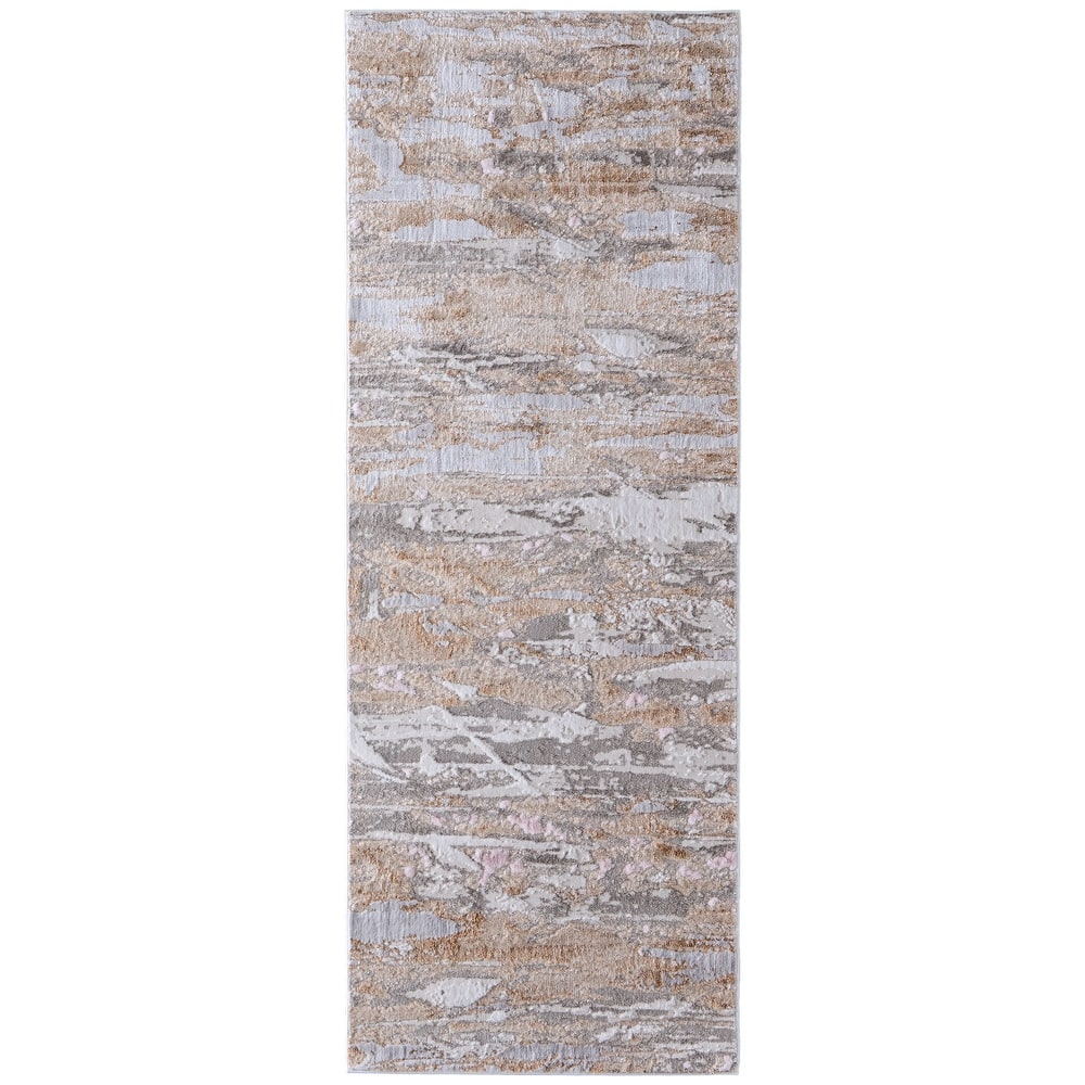 Grand Bazaar Corben Machine Made Abstract Transitional Area Rug