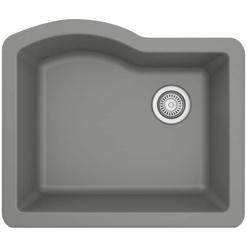 Karran USA QU-671 Quartz QU 24" Undermount Single Basin Quartz