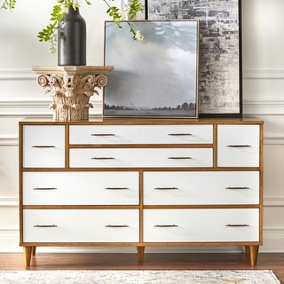 Lifestorey Ana 8-Drawer Mid-Century Modern Dresser