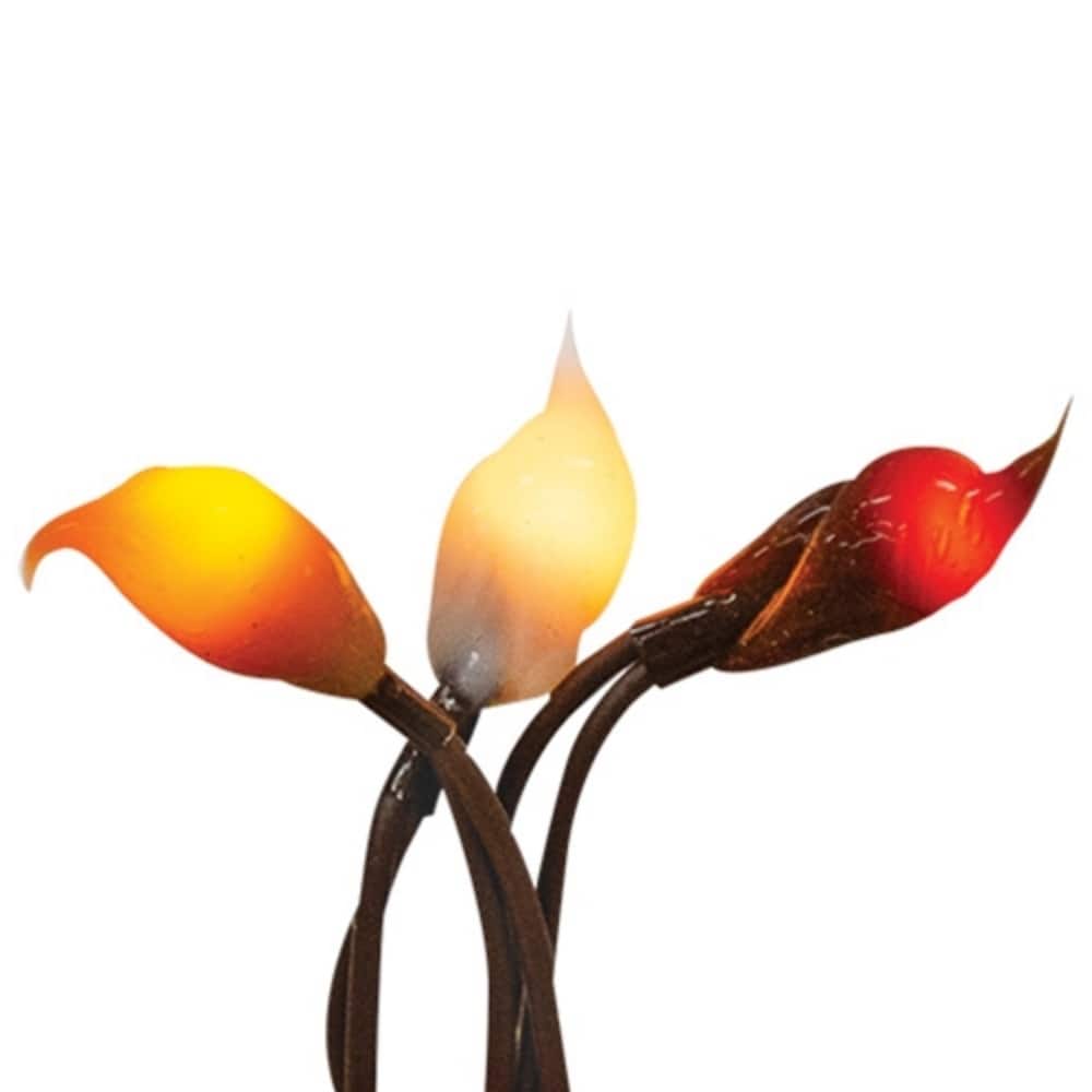 Cream Caramel Brown Silicone Teeny Lights 5ft Brown Cord Indoor - Size: 5' cord