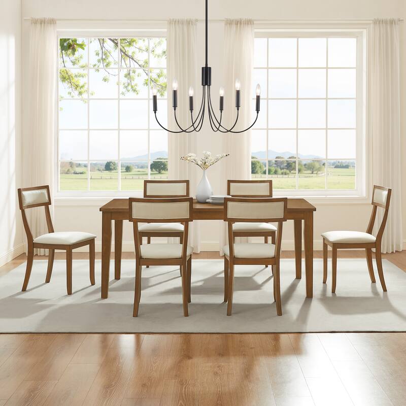 Crosley Alessia 7-Piece Dining Table Set For 6