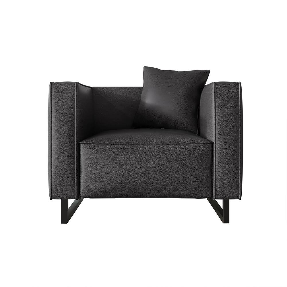 CraftPorch Mid Century Modern 3- Pieces Upholstered Living Room Set