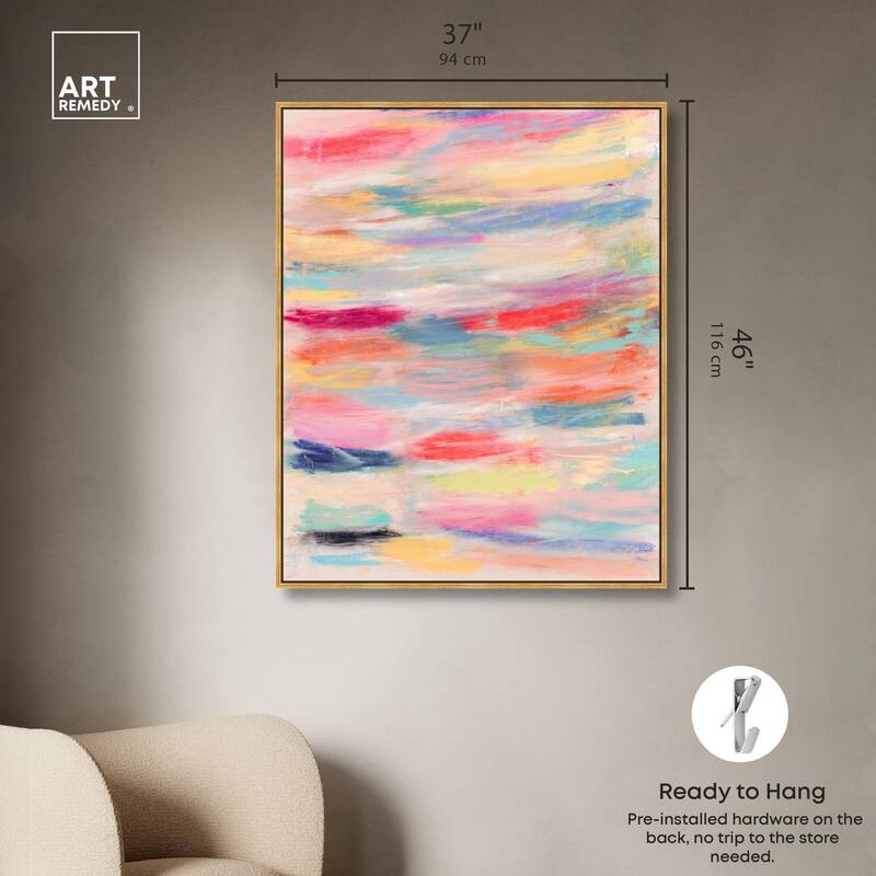 Color Play III Canvas by Art Remedy