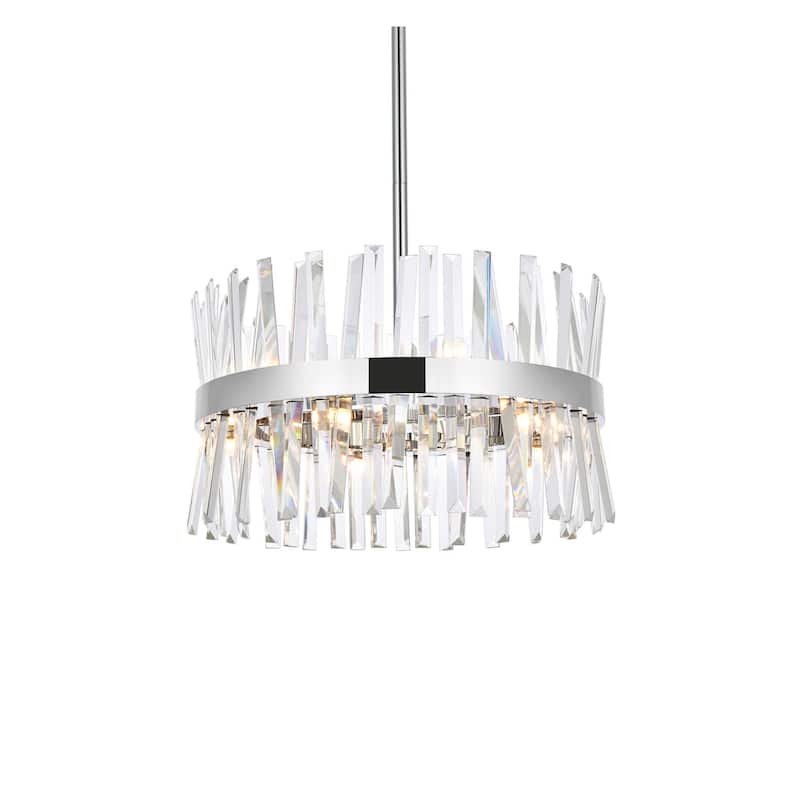 Indigo Home 20 inch crystal round pendant light