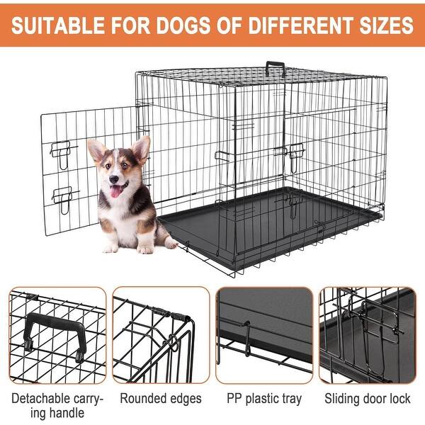 HOT 54 Inch Large Dog 54 Dog Crate With Divider Large Dog