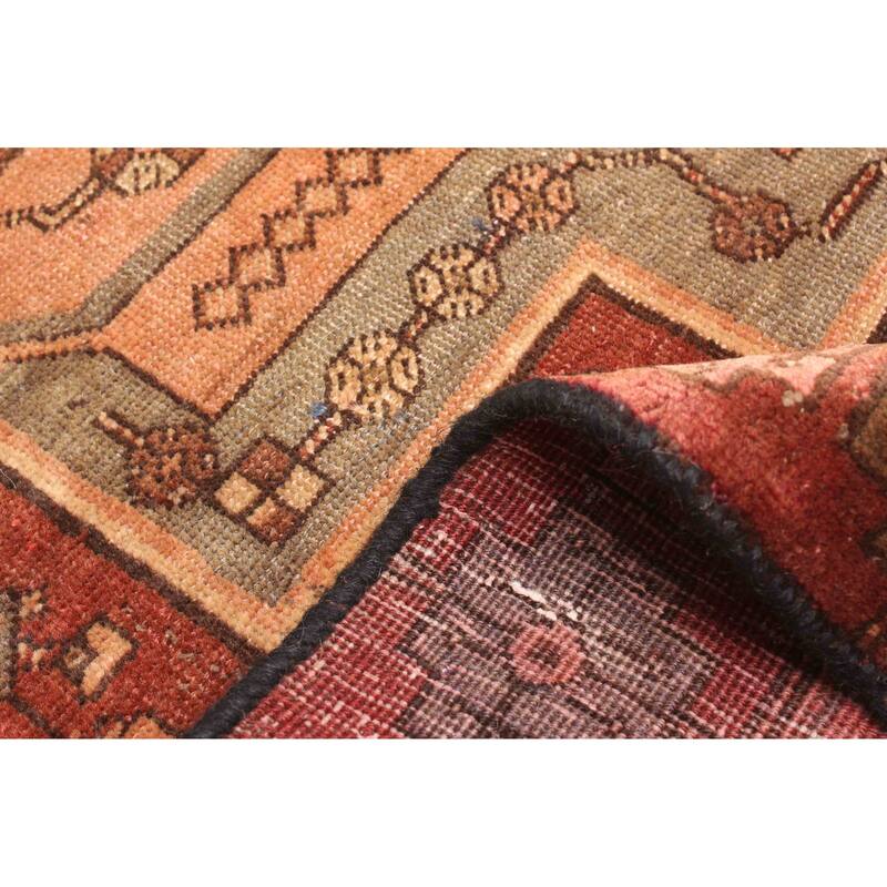 ECARPETGALLERY Hand-knotted Konya Anatolian Dark Red Wool Rug - 3'10 x 6'3
