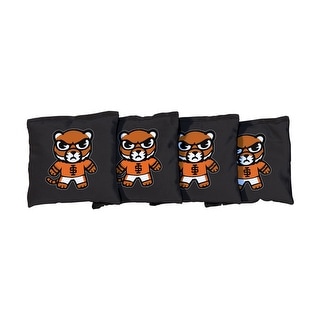 Idaho State University Bengals Tokyodachi Black Cornhole Bags