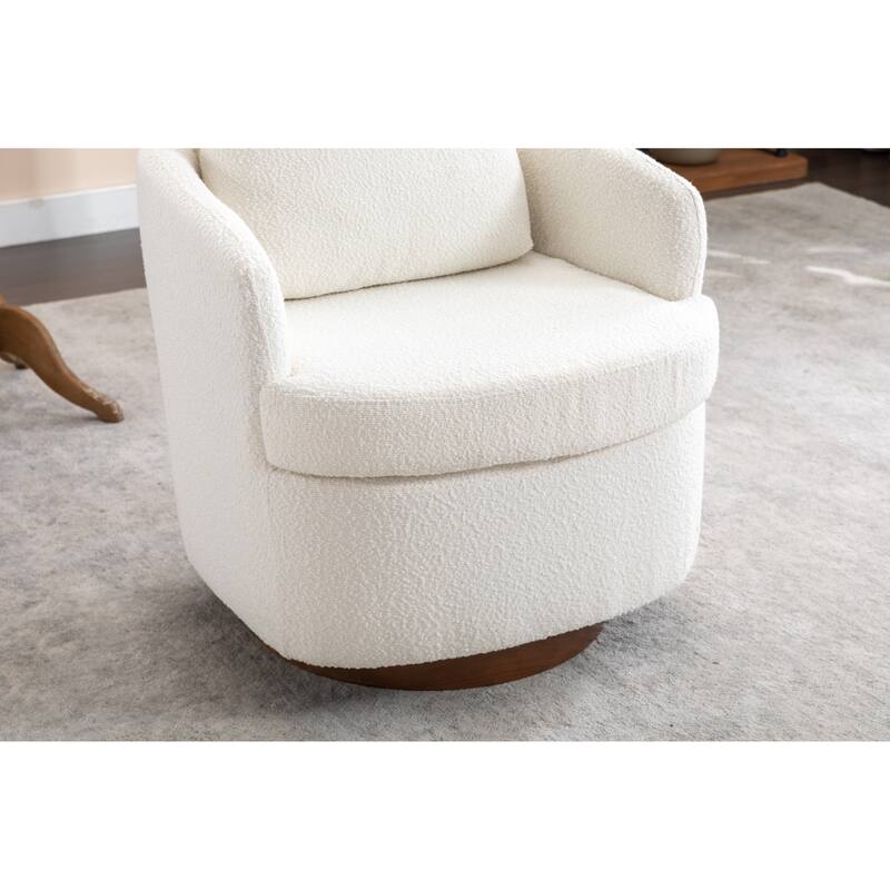 Fabric Swivel Accent Chair