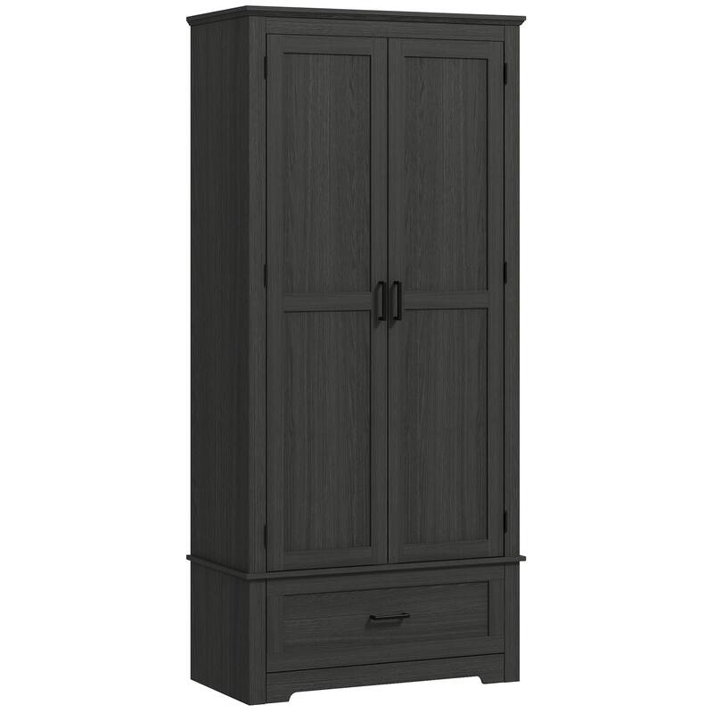 Farmhouse Freestanding Kitchen Pantry Storage Cabinet