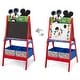 preview thumbnail 5 of 3, Delta Children Mickey Mouse Wooden Double Sided Activity Easel