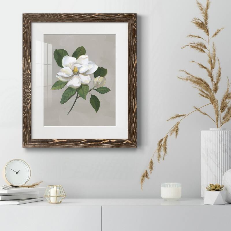 Botanical Magnolia-Premium Framed Print - Ready to Hang