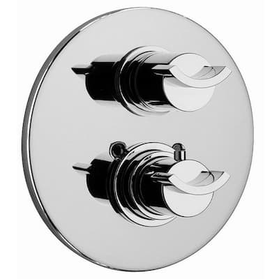 LaToscana Morgana Thermostatic Valve with 2-Way Diverter Volume Control Trim Kit, Valve Required