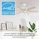 preview thumbnail 5 of 18, Hunter 52" Fonthill Ceiling Fan with LED Light, Handheld Remote ENERGY STAR! Easy Install!