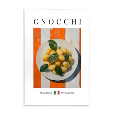 Stupell Traditional Gnocchi Pasta Wall Plaque Art Design By Andreas Magnusson