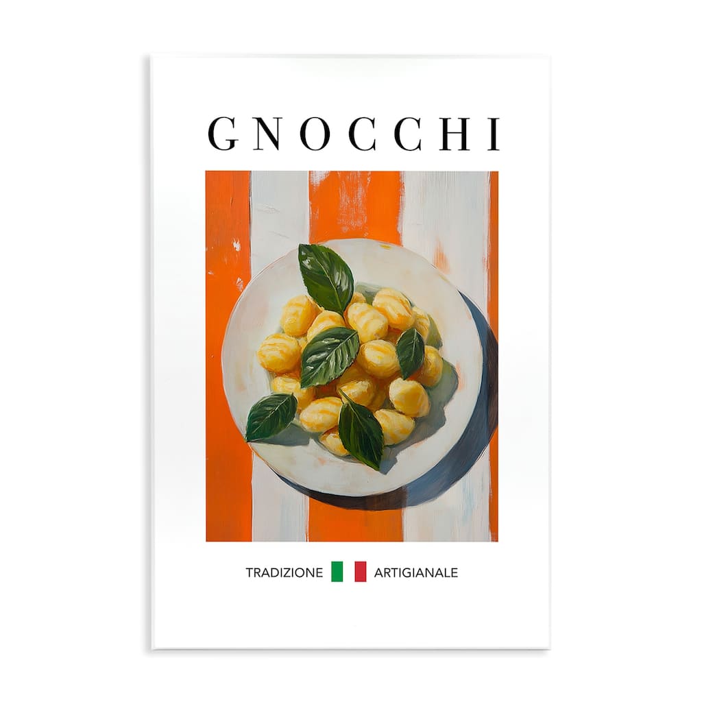 Stupell Traditional Gnocchi Pasta Wall Plaque Art Design By Andreas Magnusson