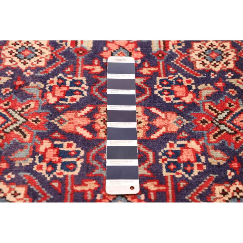 ECARPETGALLERY Hand-knotted Andelz Navy Wool Rug - 3'11 x 10'5