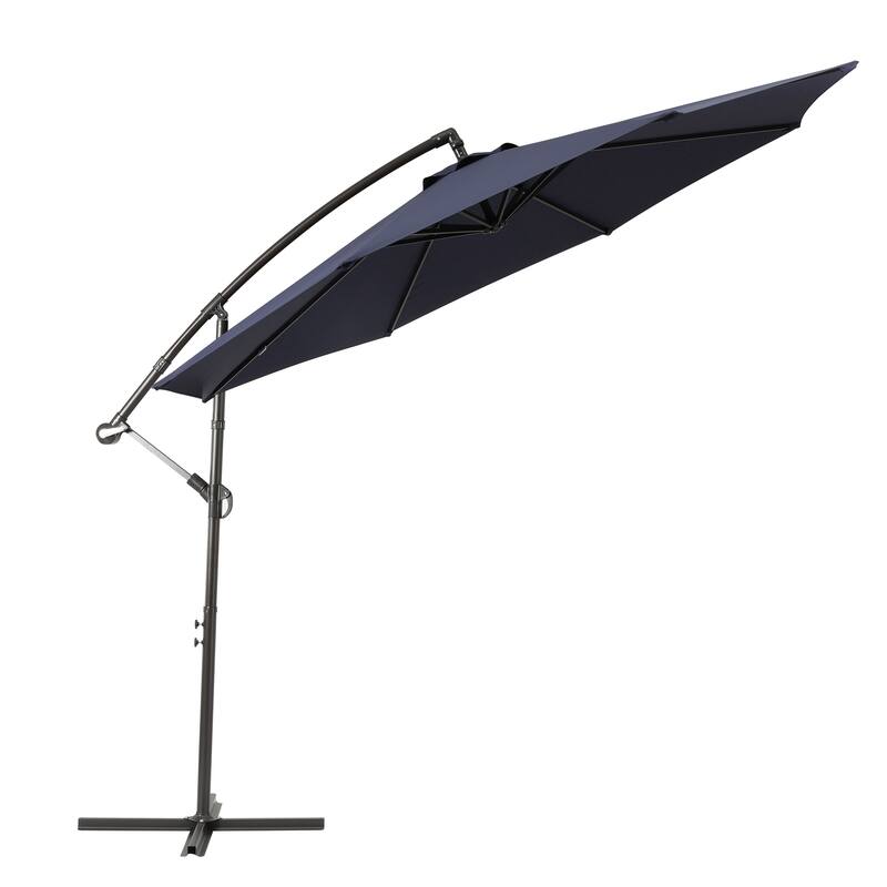 Weller 10-foot Offset Cantilever Hanging Patio Umbrella