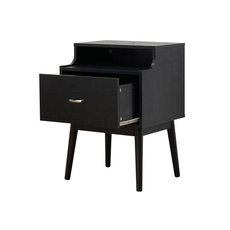 Mid-Century Modern Design 1-Drawer Nightstand by Christopher Knight Home