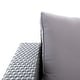 preview thumbnail 30 of 52, SAFAVIEH Outdoor Patio Furniture Machie 4-Piece Conversation Set