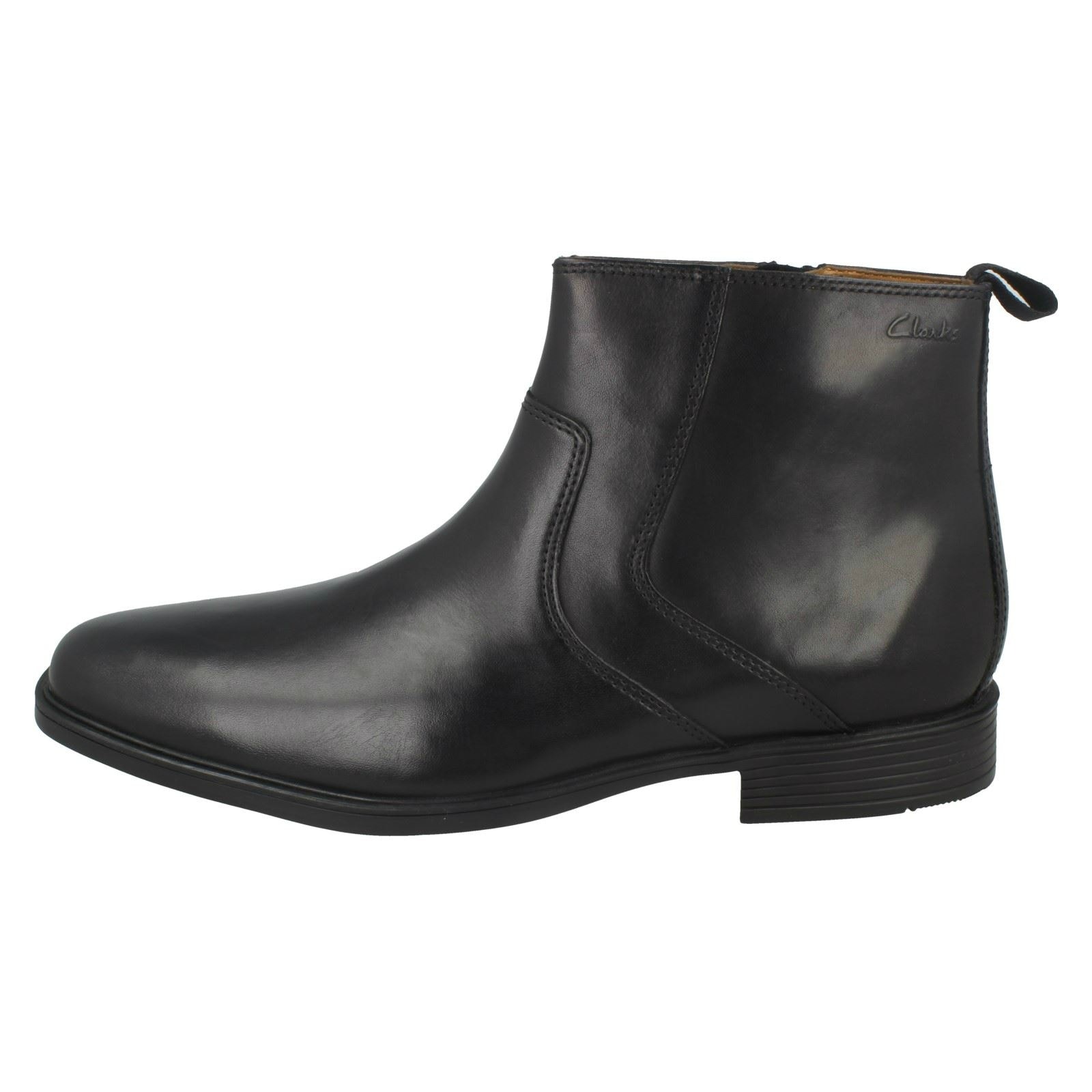 clarks square toe boots