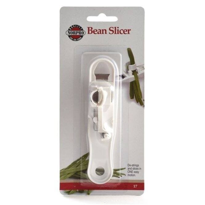 Norpro Green String Bean Slicer Stringer - White