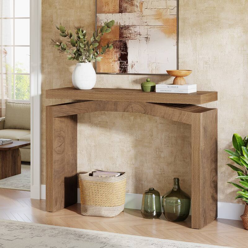 40-Inch Farmhouse Console Table for Entryway