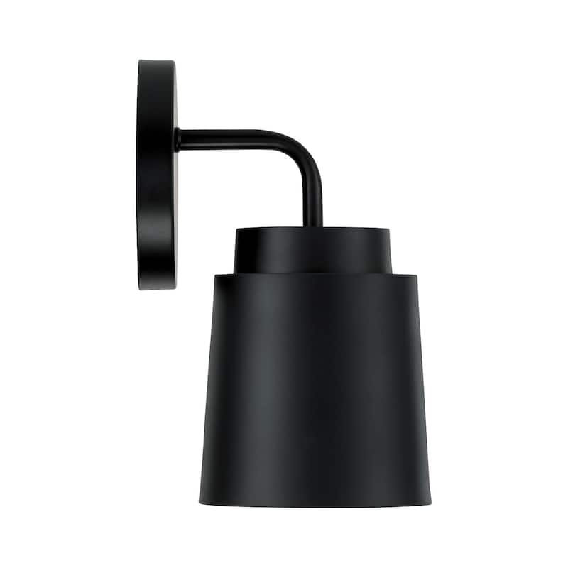 Pratt 1-Light Sconce - 5"W x 9.5"H x 6.25"E