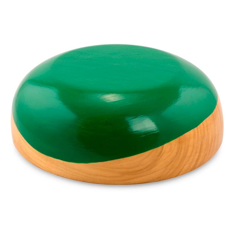 Novica Handmade Spicy Green Wood Bowl (Large)