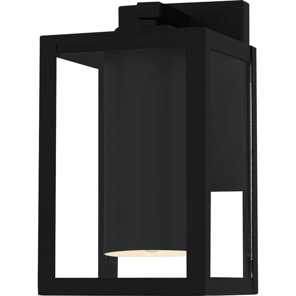 Earth Black LED Outdoor Wall Lantern from the Westover Collection