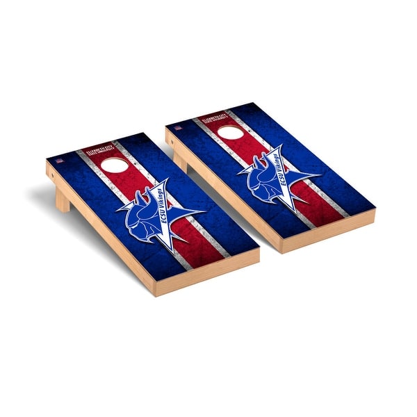 slide 2 of 5, Elizabeth City Vikings Vintage Cornhole Board Set