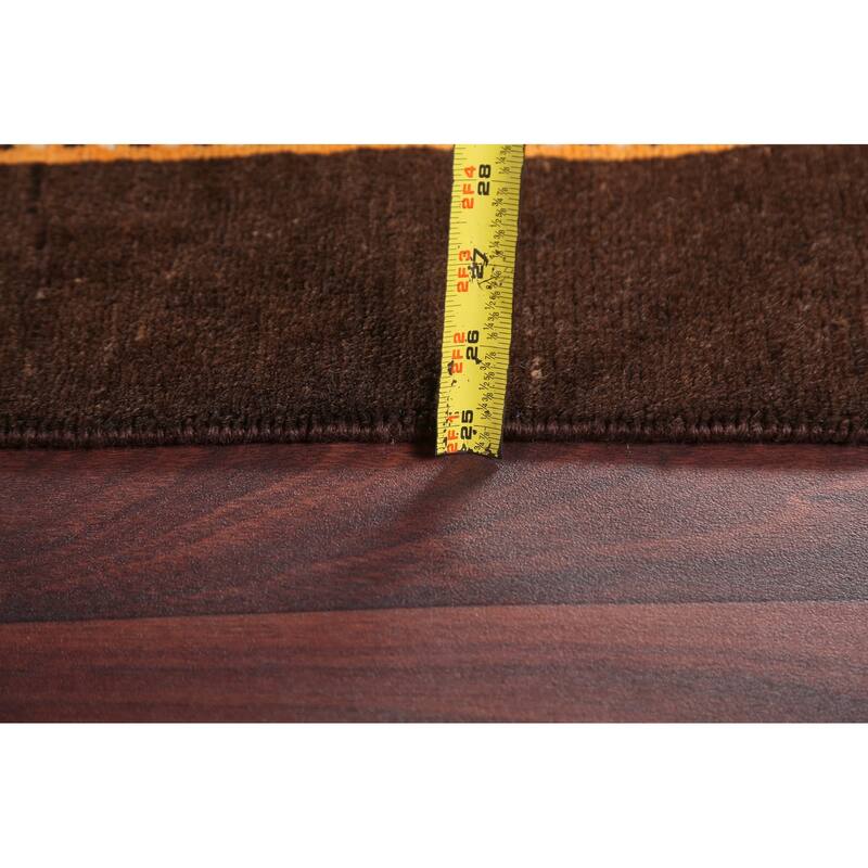 Vegetable Dye Moharramat Area Rug Hand-knotted Oriental Wool Carpet - 6'11" x 9'6"