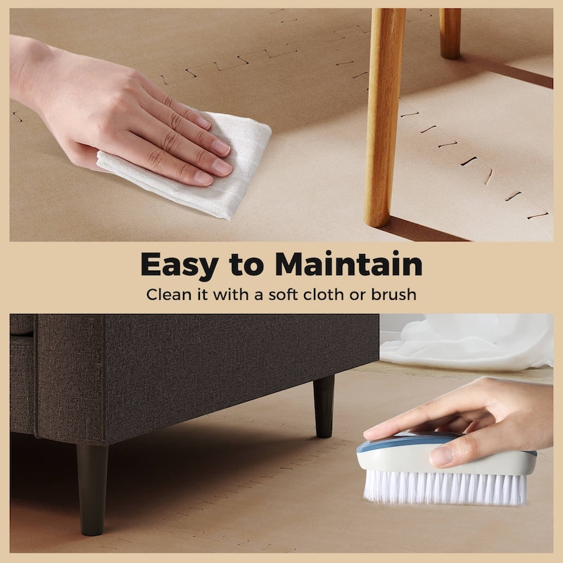 Costway 25/50 Pack-100/200 Sq.Ft. Foam Floor Tiles Interlocking Carpet - See Details