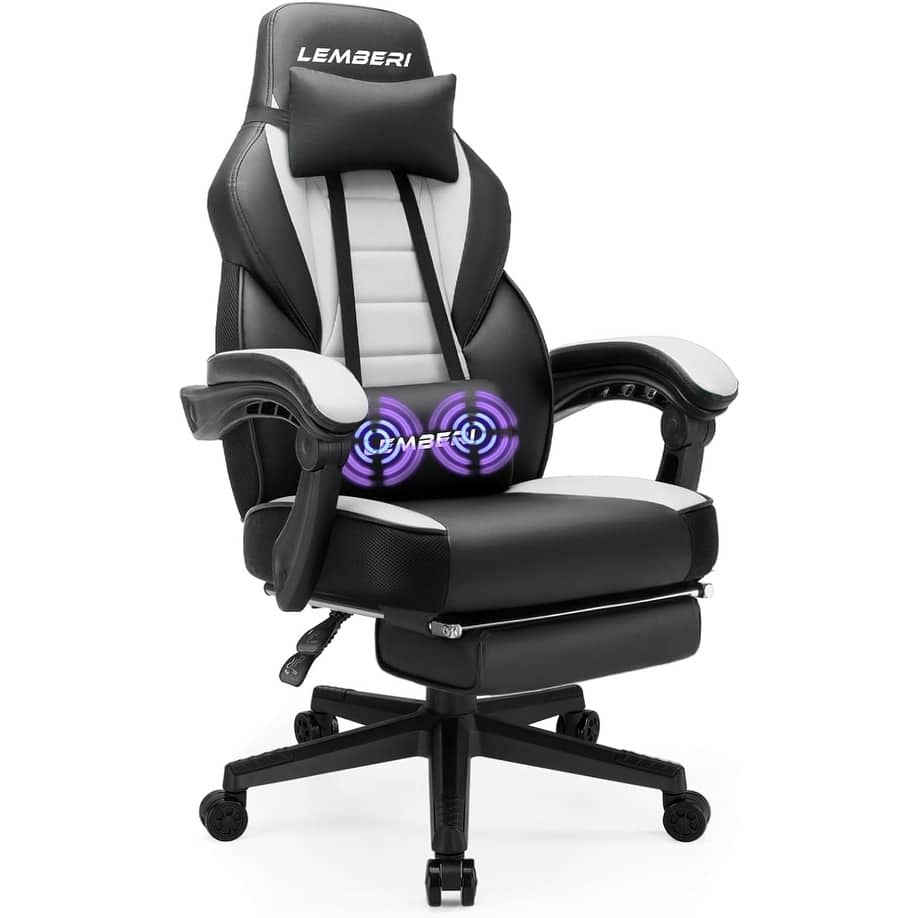 BOSSIN Racing Style Gaming Chair,300 lbs Big and Tall gamer chair High Back Computer Chair
