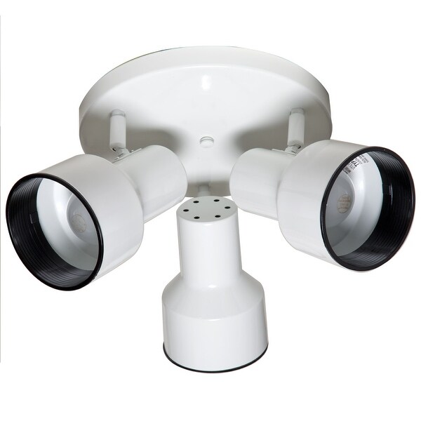 Boston Harbor R0101-3L Flush Mount Ceiling Light Fixture, White