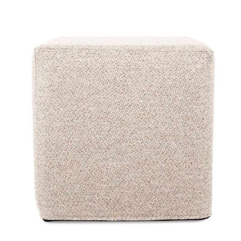 Allan Andrews No Tip Short Block Ottoman with Cover, Panama Collection