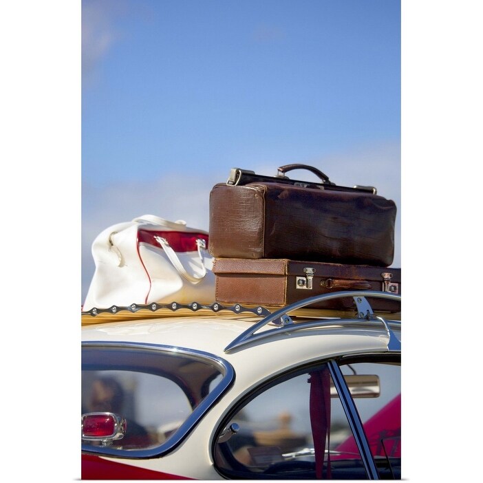 vintage car luggage