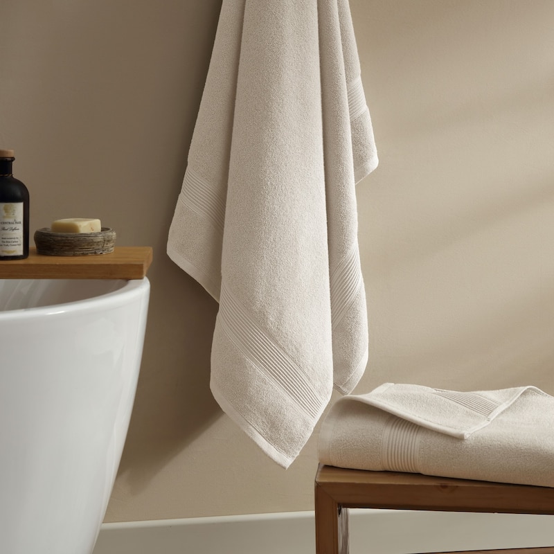 SÖMN 2-Piece Supima Cotton Anti-Microbial Bath Towel Set