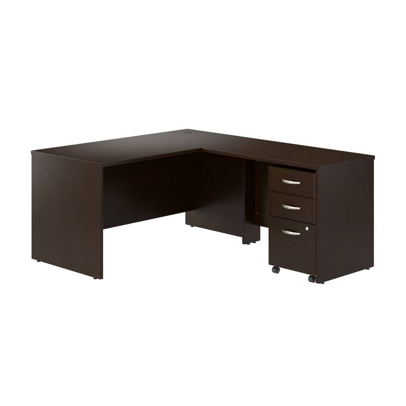 Series C 60W L Shaped Desk with Drawers by Bush Business Furniture