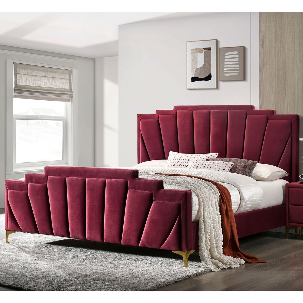 Art deco hot sale king size bed
